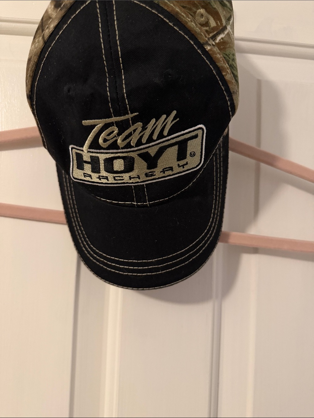 Team Hoyt Archery Black & Camo Baseball Cap